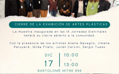 Cierre de la Exhibición de Artes Plásticas