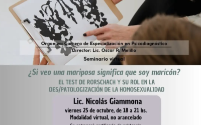 Seminario «¿Si veo una mariposa significa que soy maricón?