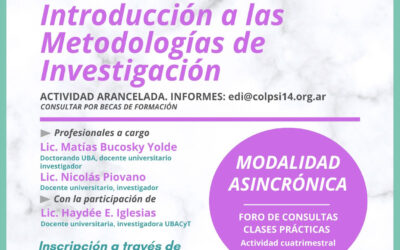 Curso: Introducción a las Metodologías de investigación 2024 – EDI