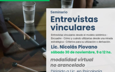 Seminario «Entrevistas vinculares»