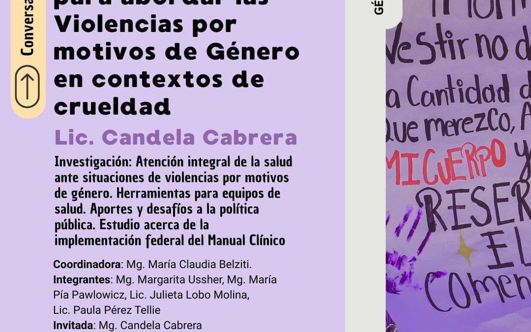 8M: Herramientas para abordar las Violencias por motivos de Género en contextos de crueldad
