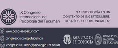 IX Congreso de Psicología del Tucumán