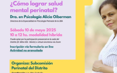 Conversatorio: Gestar, parir, nacer: ¿Cómo lograr salud mental perinatal?
