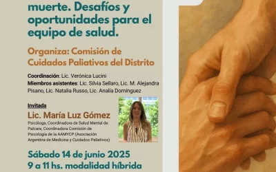 Seminario híbrido: «Deseo de adelantar la muerte. Desafíos y oportunidades para el equipo de salud»