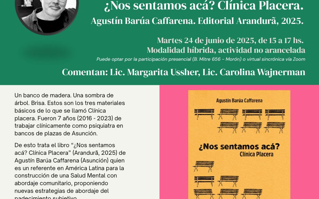 Presentación del libro: ¿Nos sentamos acá? Clínica Placera