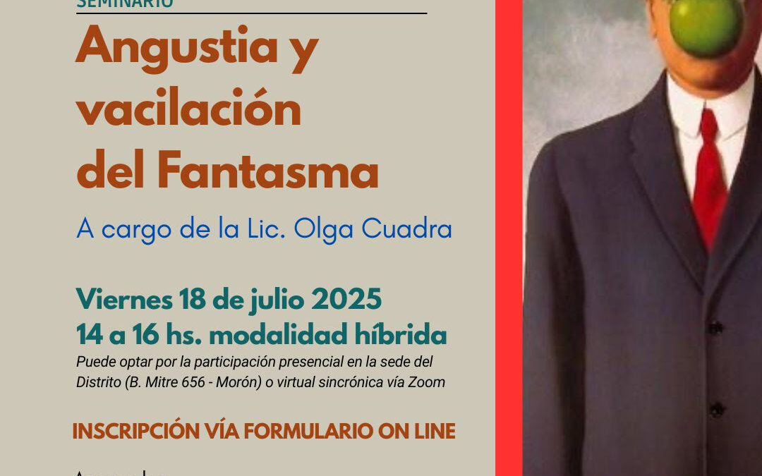 Seminario: Angustia y vacilación del Fantasma