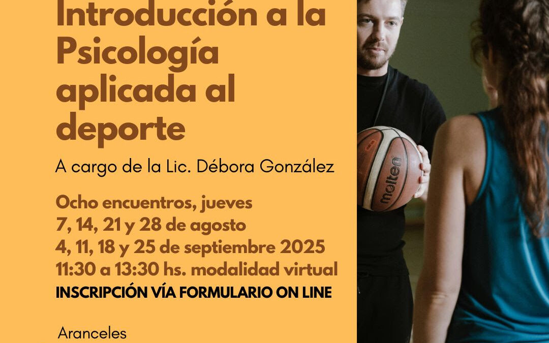 Curso: Introducción a la Psicología aplicada al deporte