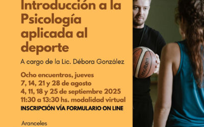Curso: Introducción a la Psicología aplicada al deporte